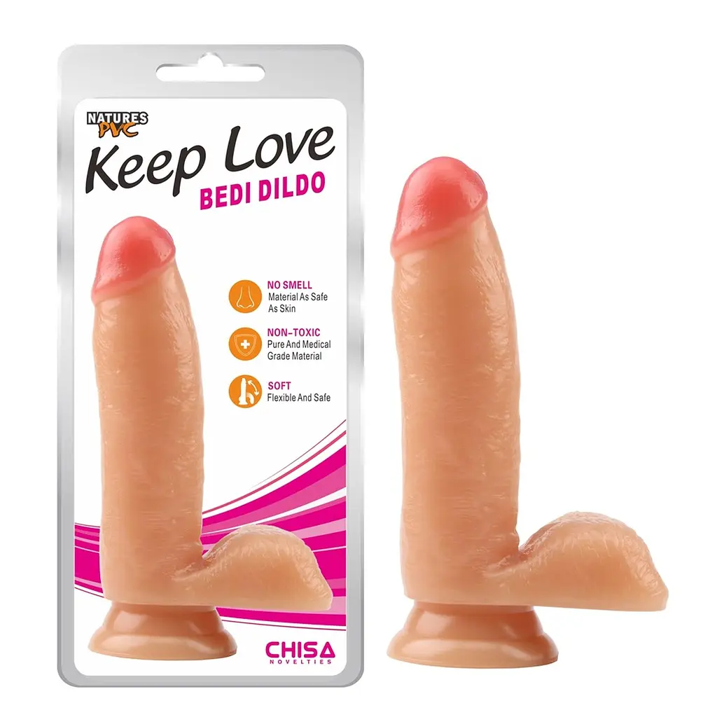 Фаллоимитатор Keep Love Bedi Dildo 17 см телесный - фото 2