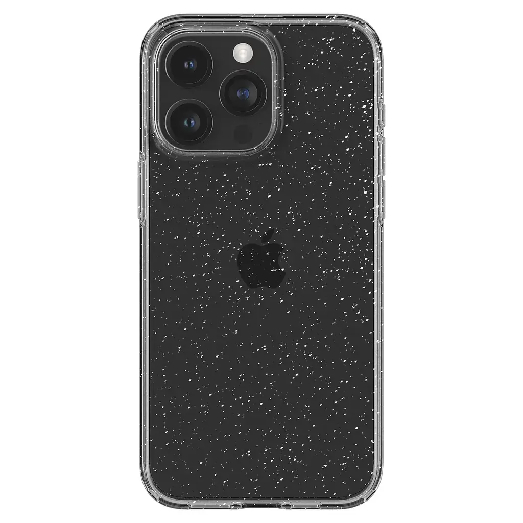 Прозорий чохол з блискітками Spigen Liquid Crystal Glitter для Iphone 15 Pro (6.1") Crystal Quartz ACS06701 - фото 5
