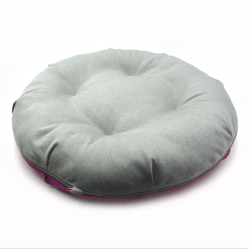 Лежак Zoo-hunt пончик круглий для собак та котів Магнус рожевий №2 65х14 см - фото 2