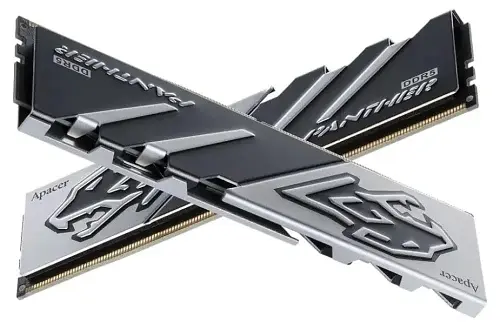 Пам'ять 16Gb x 2 (32Gb Kit) DDR5, 5600 MHz, Panther, Black/Silver, 40-40-40, 1.25V, з радіатором Apacer teh0020308 - фото 2