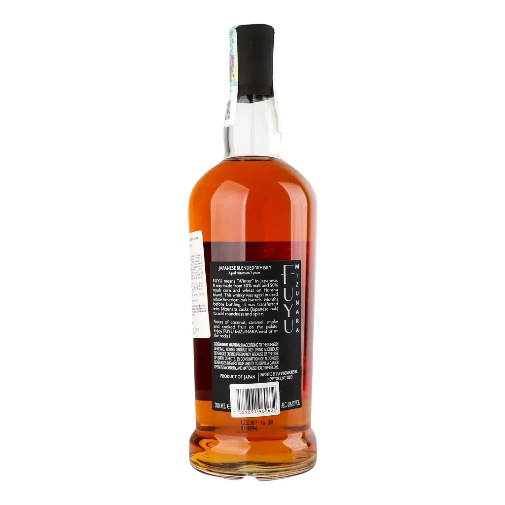 Виски Fuyu Mizunara Finish Blended Japanese Whisky 45% 0.7 л - фото 2