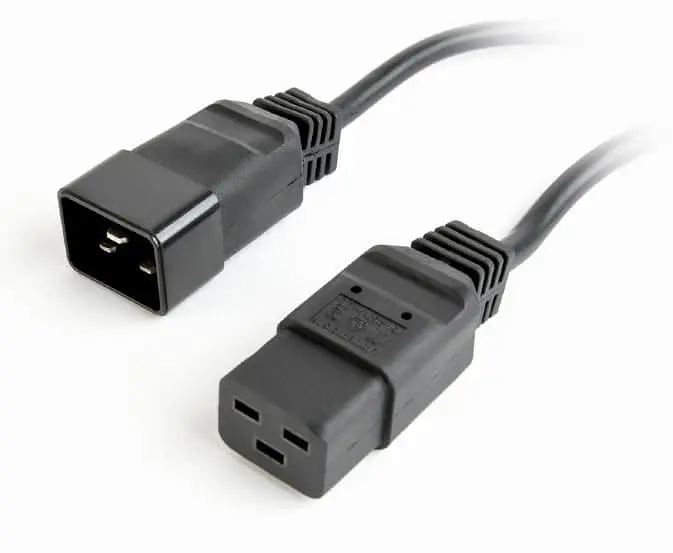 Кабель живлення Cablexpert C19-С20, черний, 1.5 м (PC-189-C19) - фото 2