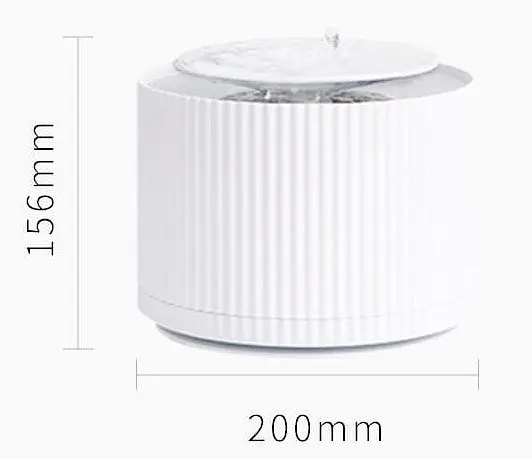 Розумна поїлка дозатор води для тварин Youpin Furrytail Clear Drinking Fountain White XCD1201801 US Plug - фото 5