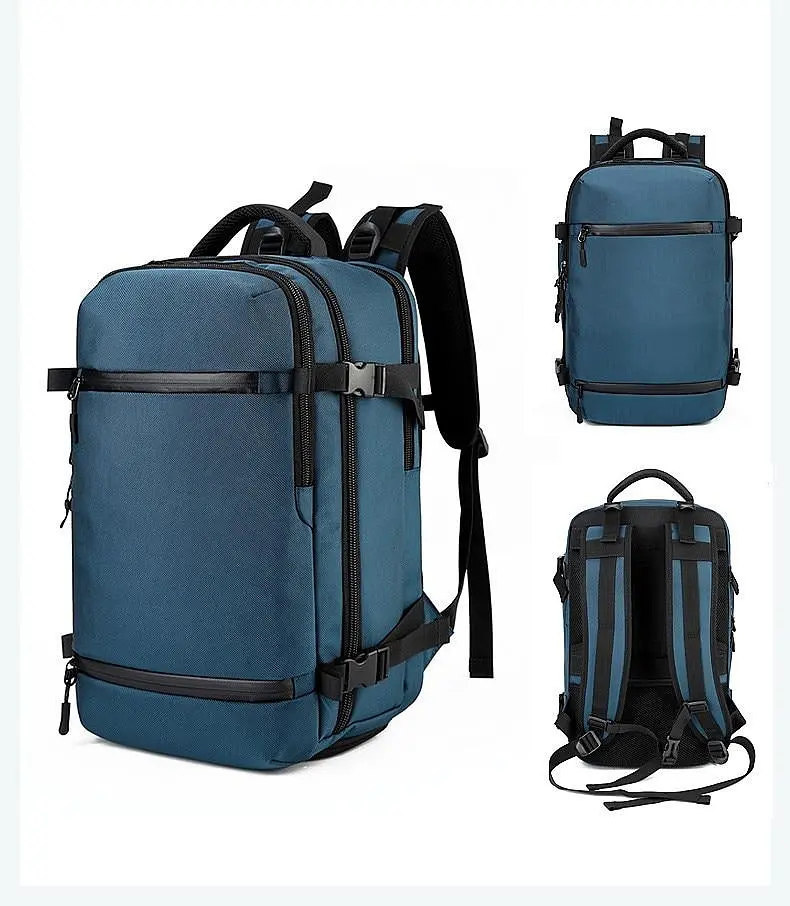 Рюкзак городской Ozuko 8983S 15.6" USB 27 л синий (16201) - фото 2
