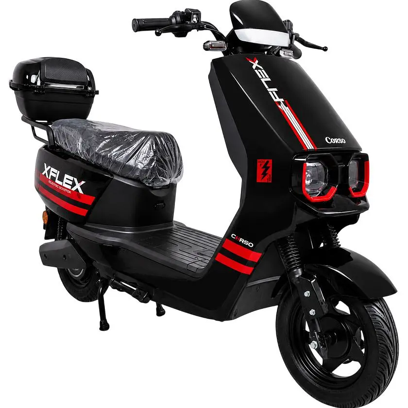 Електроскутер Corso FLEX FL-239072-1 Black/Red [172130] - фото 4