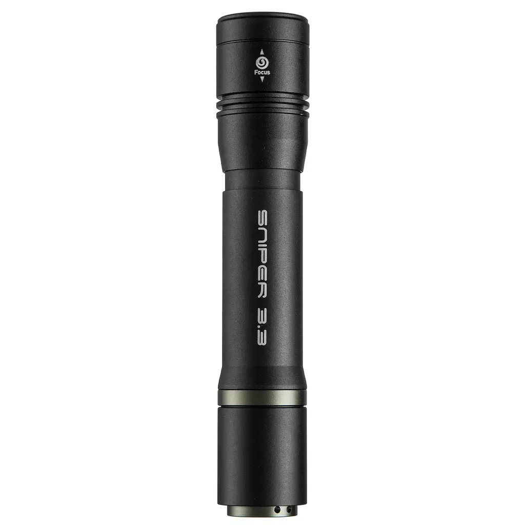 Фонарь тактический Mactronic Sniper 3.3 (1020 Lm) Focus Powerbank Recharg Type-C Черный - фото 3