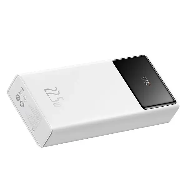 Зарядная батарея Baseus Star-Lord Digital Display 20000mAh Fast Charge 22.5W PPXJ080002 (Белый) - фото 7