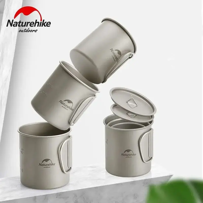 Кружка титанова з ручкою 600 мл Naturehike NH20CJ005 - фото 3