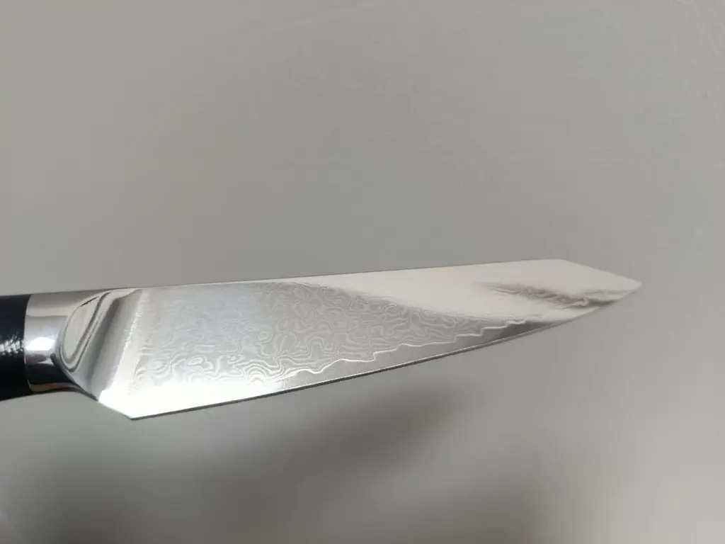 Ніж універсальний Damascus DK-LKB 5007 VG-10 дамаська сталь 67 шарів лезо 13 см - фото 7