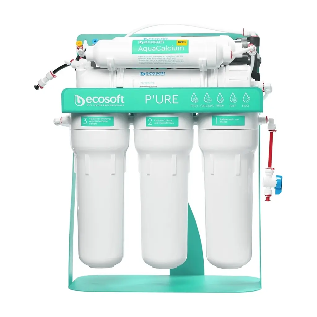 Система фільтрації води Ecosoft P''URE AquaCalcium Mint з помпою (MO675PSMACECO)