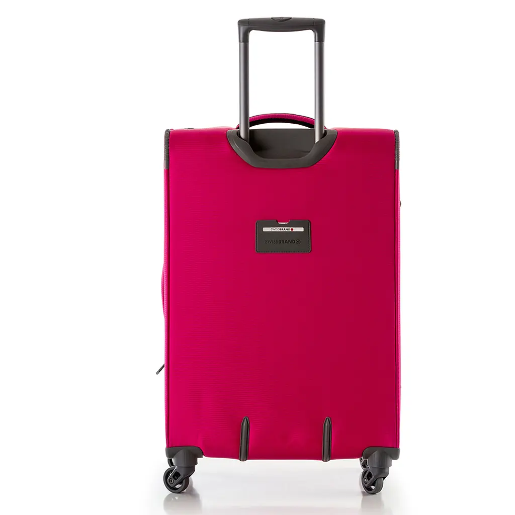 Валіза Swissbrand Silkeborg (M) Fuchsia/Light Grey (SWB_LLSIL941M) - фото 2