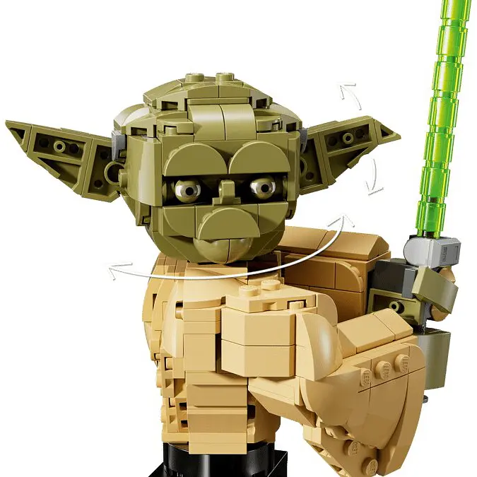 Конструктор LEGO Star Wars Погруддя Йоди V29 399 деталей (75438) - фото 7