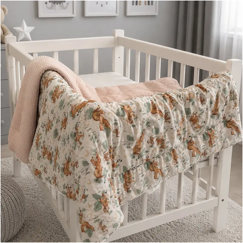 Плед дитячий MirSon Silky Waffle Little Jungle Friends 110х140 см (2200013892229) - фото 3
