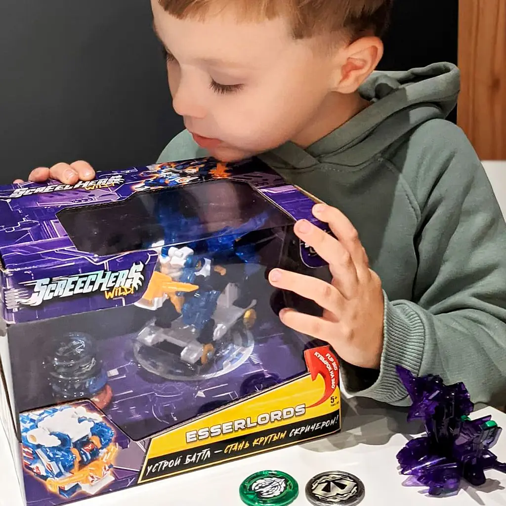 Машинка-трансформер Screechers Wild S3 L1 Крейзі Фенікс (EU682104) - фото 9