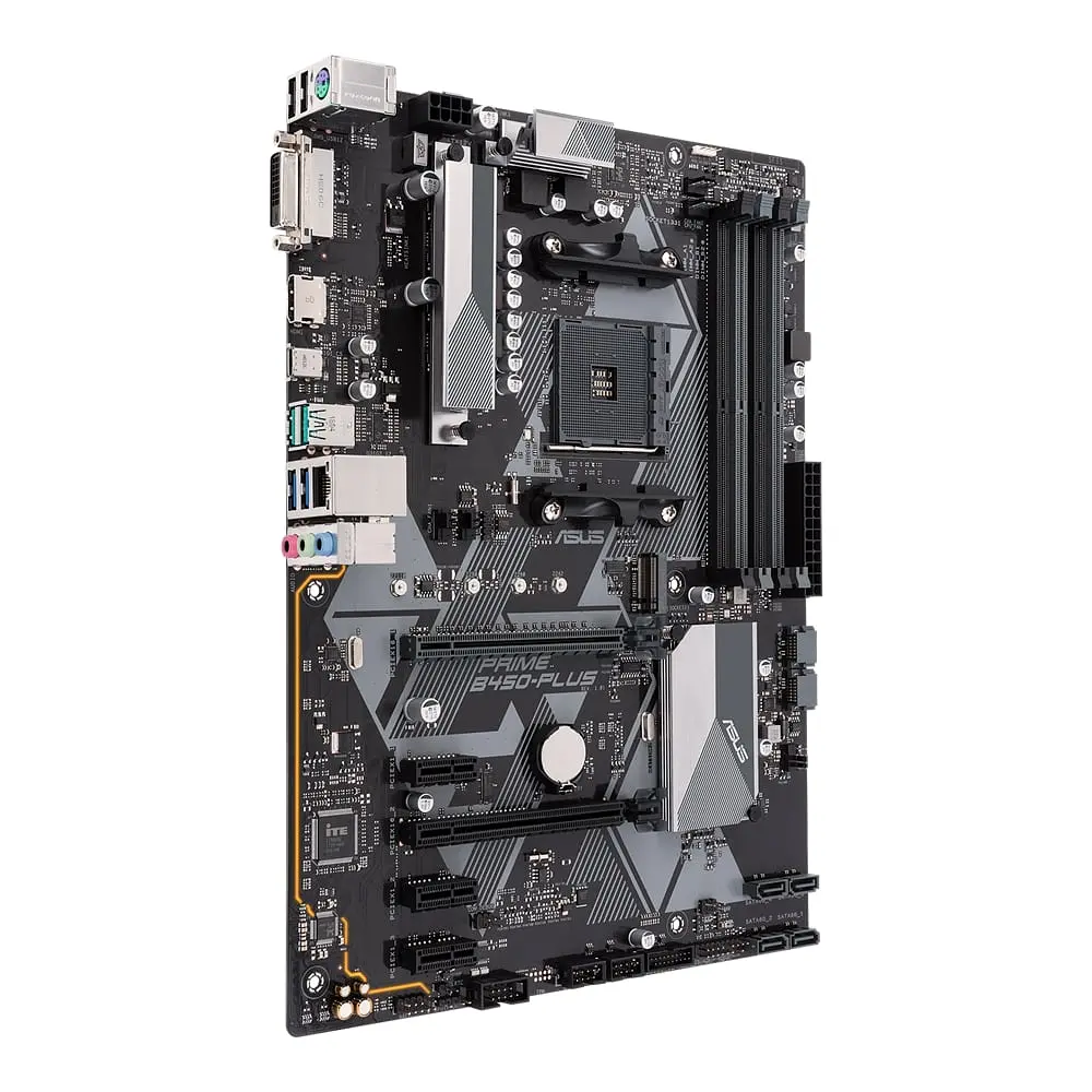 Материнская плата PRIME B450-PLUS sAM4 B450 2xDDR4 HDMI DVI ATX Asus teh0019036 - фото 4