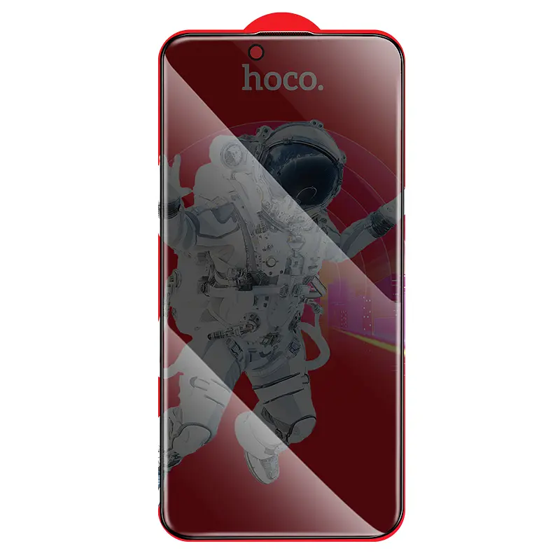 Захисне скло Hoco Guardian shield series full screen anti spy tempered glass set for iP17 Air (G15) Black - фото 2