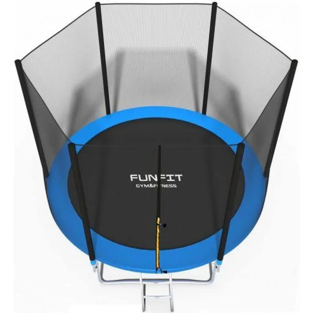 Батут Funfit 8ft з зовнішньою сіткою 252 см синій - фото 2