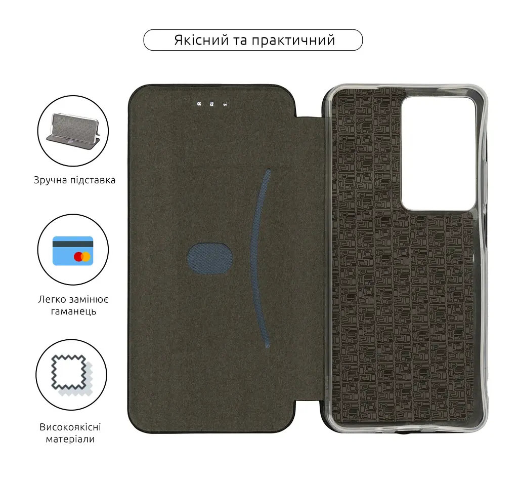Чохол-книжка ArmorStandart G-Case для Realme C75 4G Black - фото 3