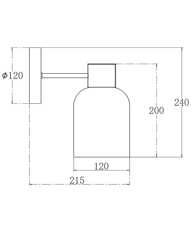 Бра, настінний світильник Edlin PL321155W-1 Aurora E27 1x12W IP20 латунний - фото 3