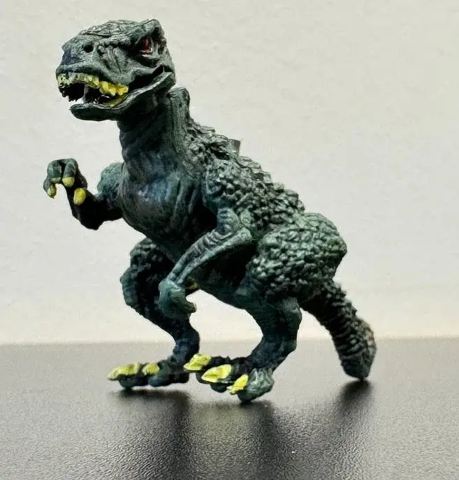 Фигурка Тираннозавр зеленый Dino Toys, твердая - фото 2