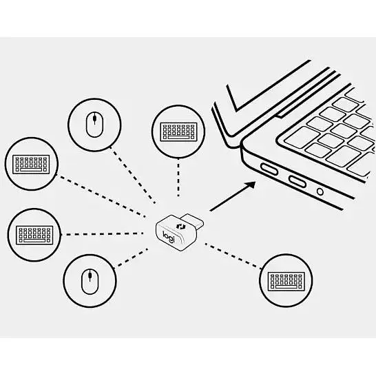 Адаптер Logitech Logi Bolt USB-C Receiver (956-000157) - фото 3