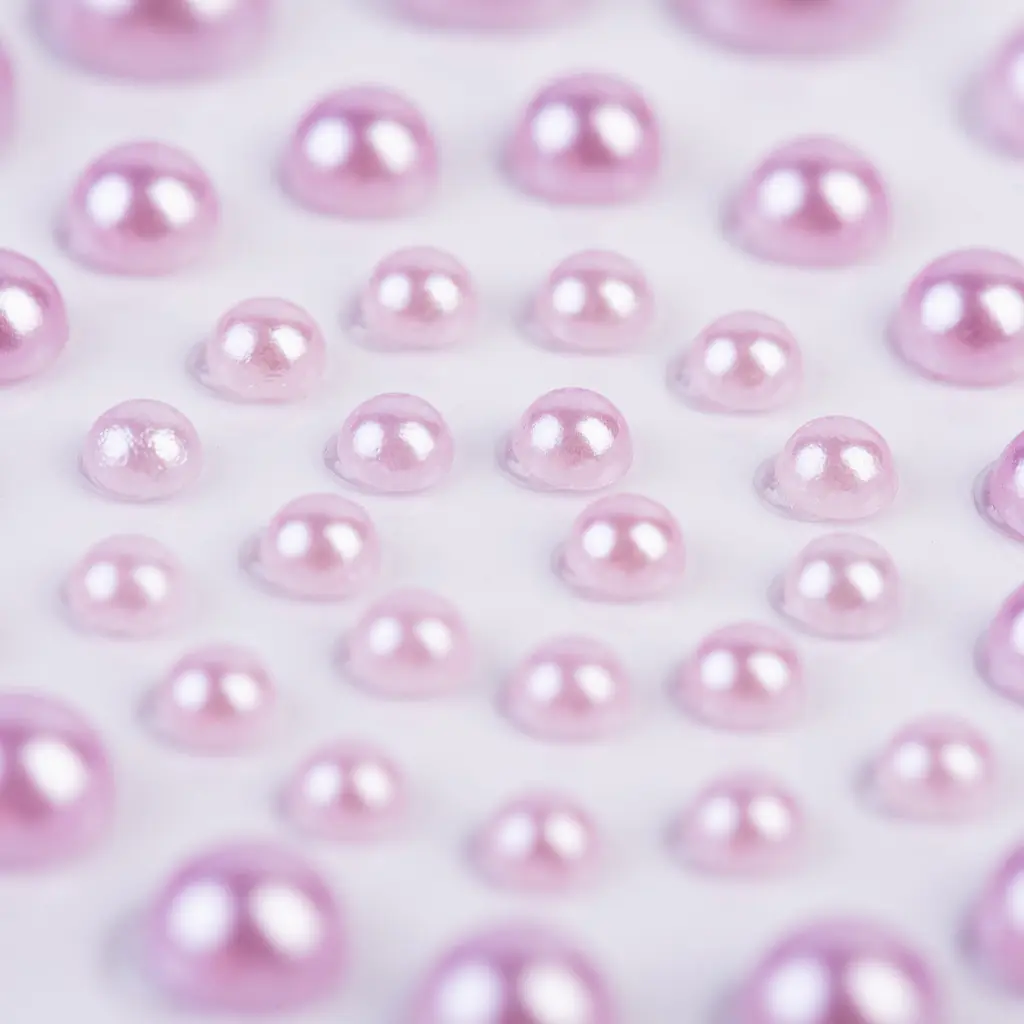 Перлини Santi самоклеючі 50 шт. ніжно-лілові (740184) - фото 2