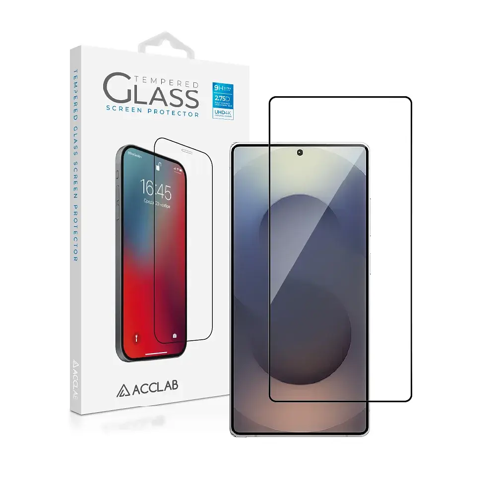 Захисне скло ACCLAB Full Glue для Samsung Galaxy S25 Ultra SM-S938 Black (1283126609794) - фото 2