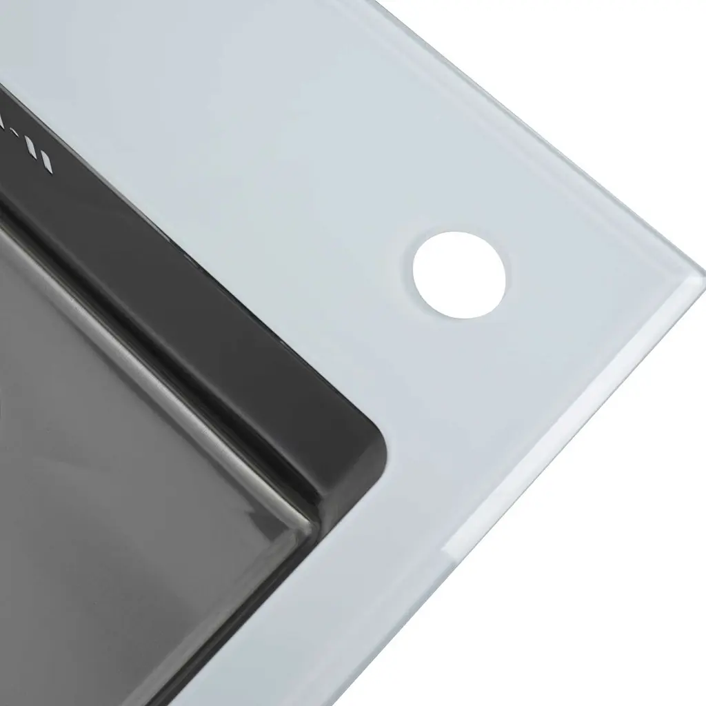 Кухонна мийка Platinum Handmade White Glass 600x510x200, Білий - фото 4