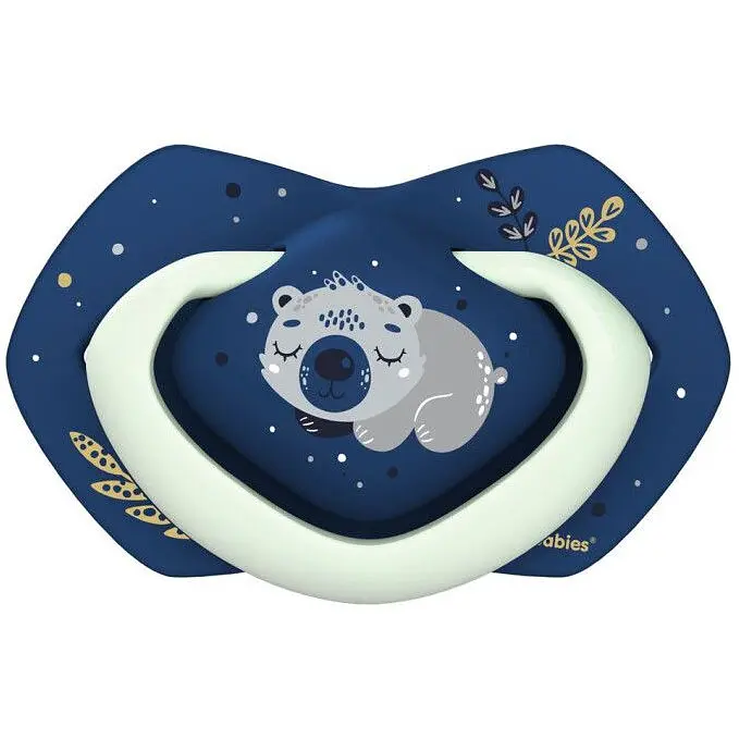 Пустышка Canpol babies Sleepy Koala силиконовая симметричная 0-6 мес. 2 шт. синяя с серым (22/658_blu) - фото 3