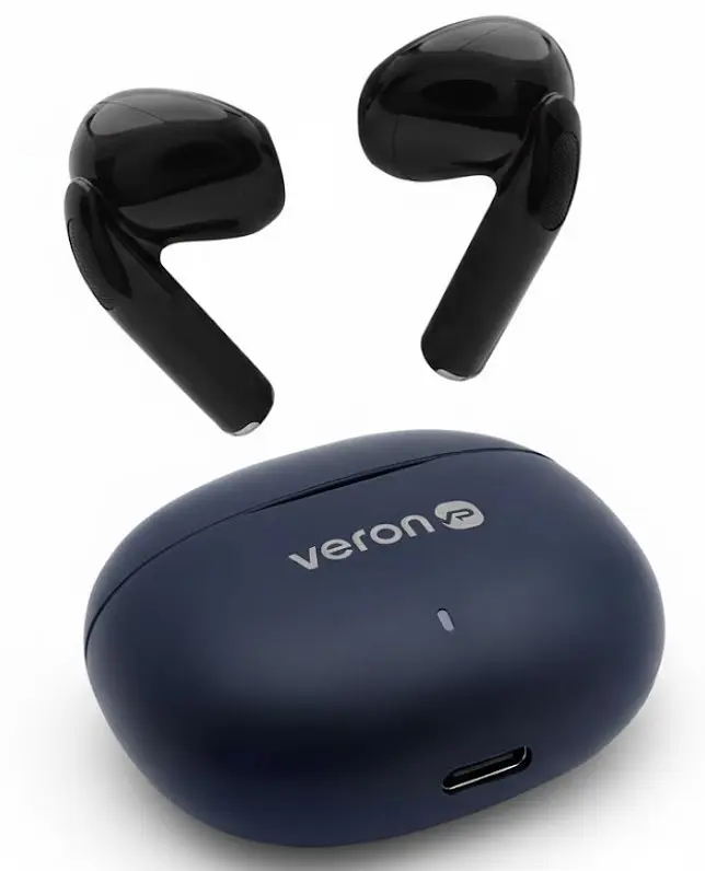 Бездротові навушники TWS Bluetooth Headset Veron W07 Liberty Black (2104618869) - фото 5