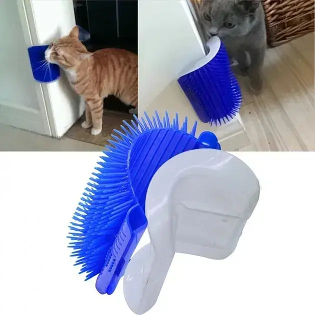 Кутова щітка-масажер для котів Catit з котячою м’ятою - фото 6