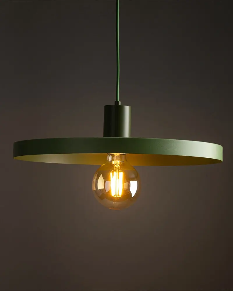 Підвісний світильник, люстра TK Lighting 10762 Sila E27 1x15W IP20 зелений - фото 2