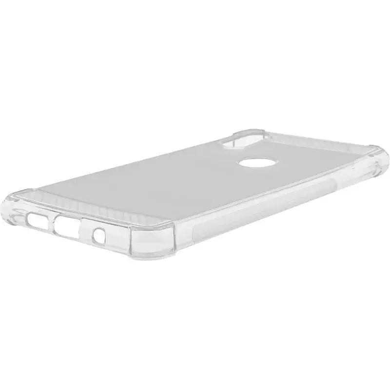 Чехол-накладка Toto Shockproof Carbon Brush TPU Case Xiaomi Mix 2S Clear - фото 5