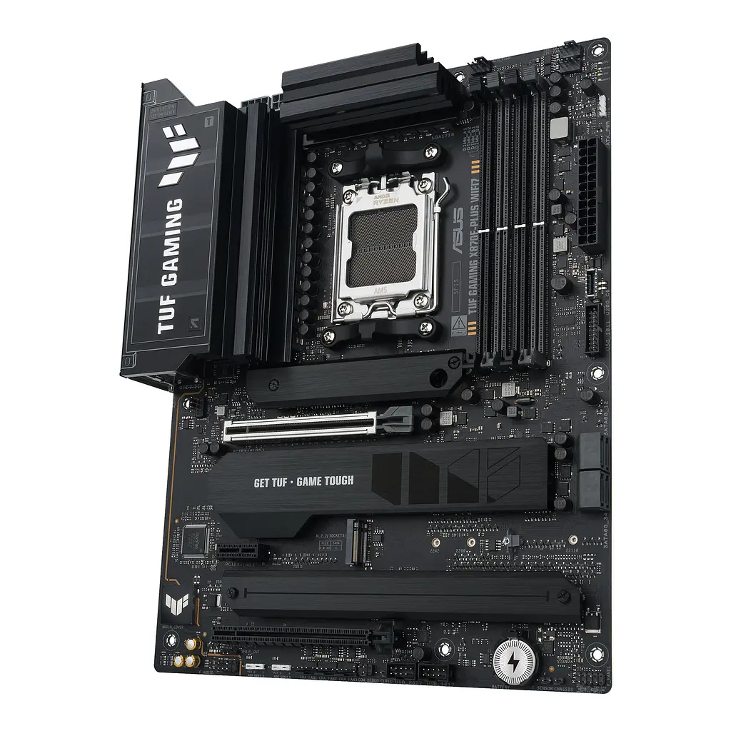 Материнская плата TUF GAMING X870E-PLUS WIFI7 sAM5 X870E 4xDDR5 M.2 HDMI Wi-Fi BT ATX Asus teh0019011 - фото 8