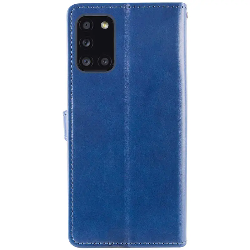 Шкіряний чохол-книжка GETMAN Gallant (PU) для Samsung Galaxy A31 Синій - фото 5