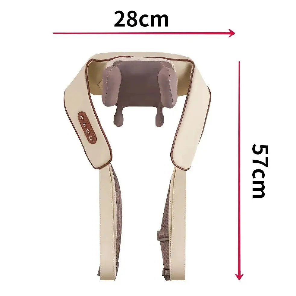 Масажер ударний для шиї та плечей RIAS Massager Shoulder Neck Z9 з підігрівом 70W (3_04579) - фото 5