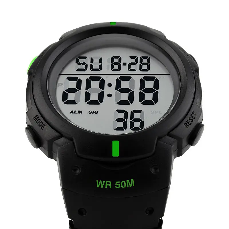 Наручний годинник чоловічий Skmei 1068 Green, 1068GN (12259) - фото 3