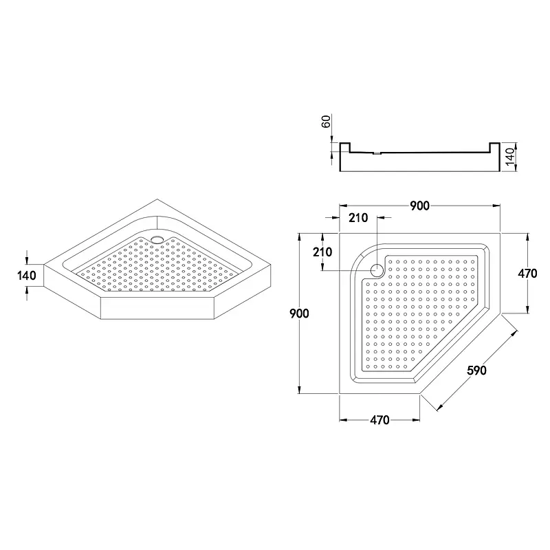 Душова кабіна з низьким піддоном Mixxus Lines SCT01-90x90x198-Tr прозоре скло 6мм New (в 2 ящ) chrome MI8370, Хром, прозорий, хром - фото 3