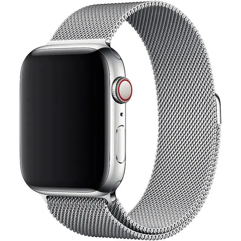 Ремінець DK CDK для Apple Watch 41mm (Series 7 / 8 / 9) Метал Milanese Loop (05526) (silver)