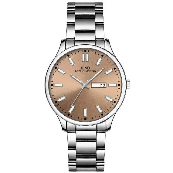 Наручний годинник Boerni Aibisino Couple Unisex (Сріблястий) - фото 3