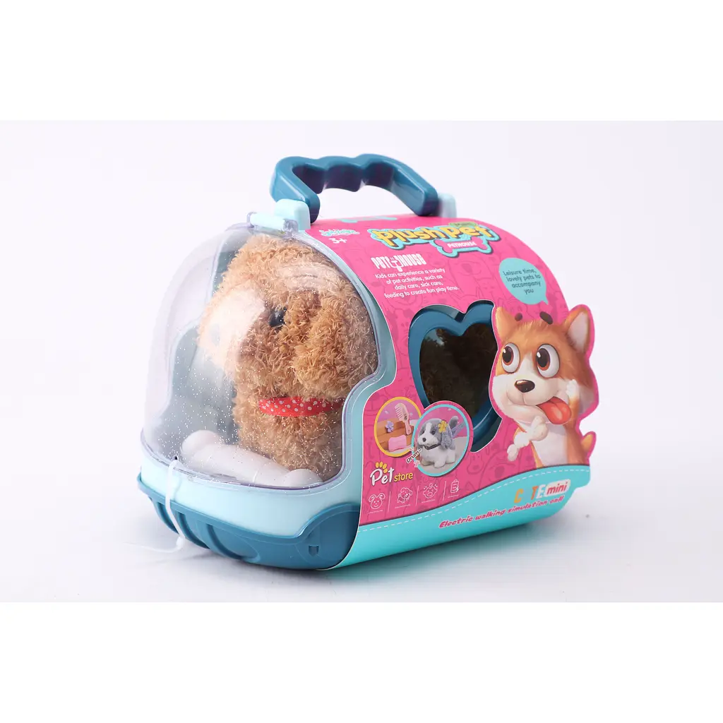 Інтерактивна м'яка іграшка Plush Pet Собачка з переноскою  - фото 2