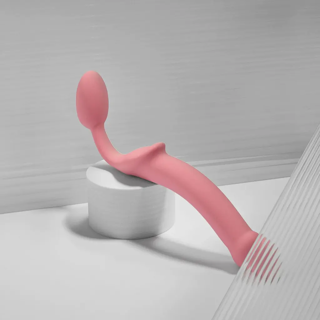 Безремінний страпон Strap-On-Me Rose S, повністю регульований, діаметр 2,7 см Strap-on-me SX2567 102726 - фото 5