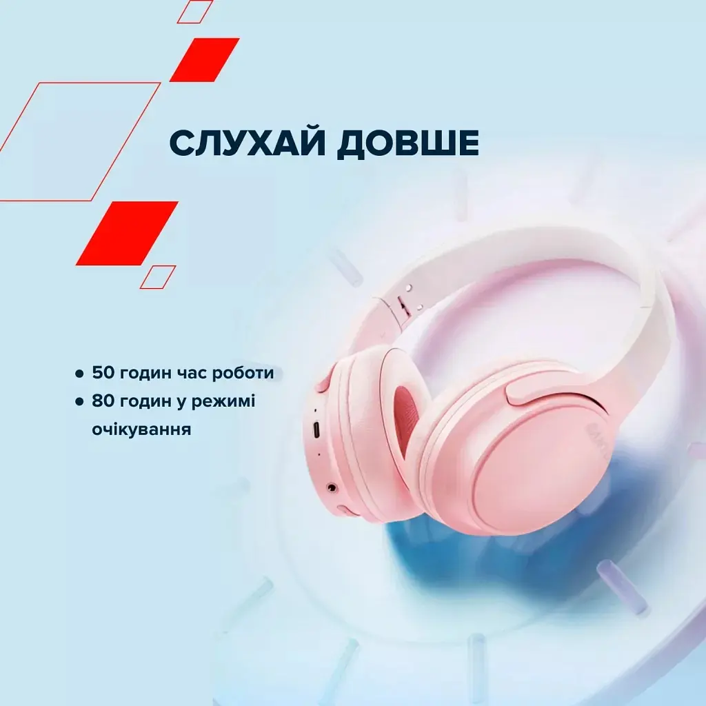 Навушники Canyon OnRiff 4 Bluetooth Pink (CNS-CBTHS4P) - фото 12