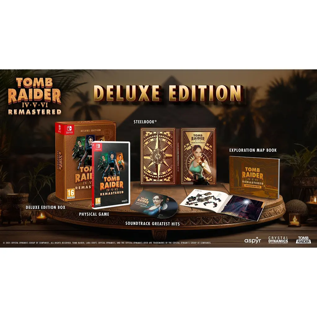 Игра Tomb Raider IV-VI Remastered Starring Lara Croft Deluxe Edition для Nintendo Switch (RU) [156281] - фото 2
