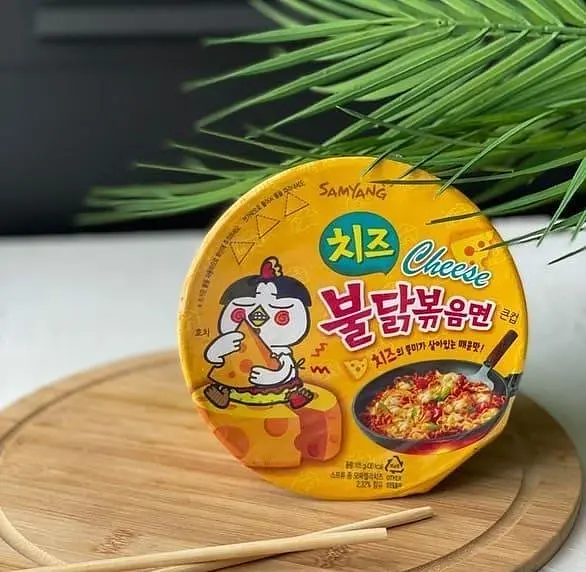 Локшина швидкого приготування Samyang Buldak Hot Chicken Flavour Ramen Cheese 105г - фото 7