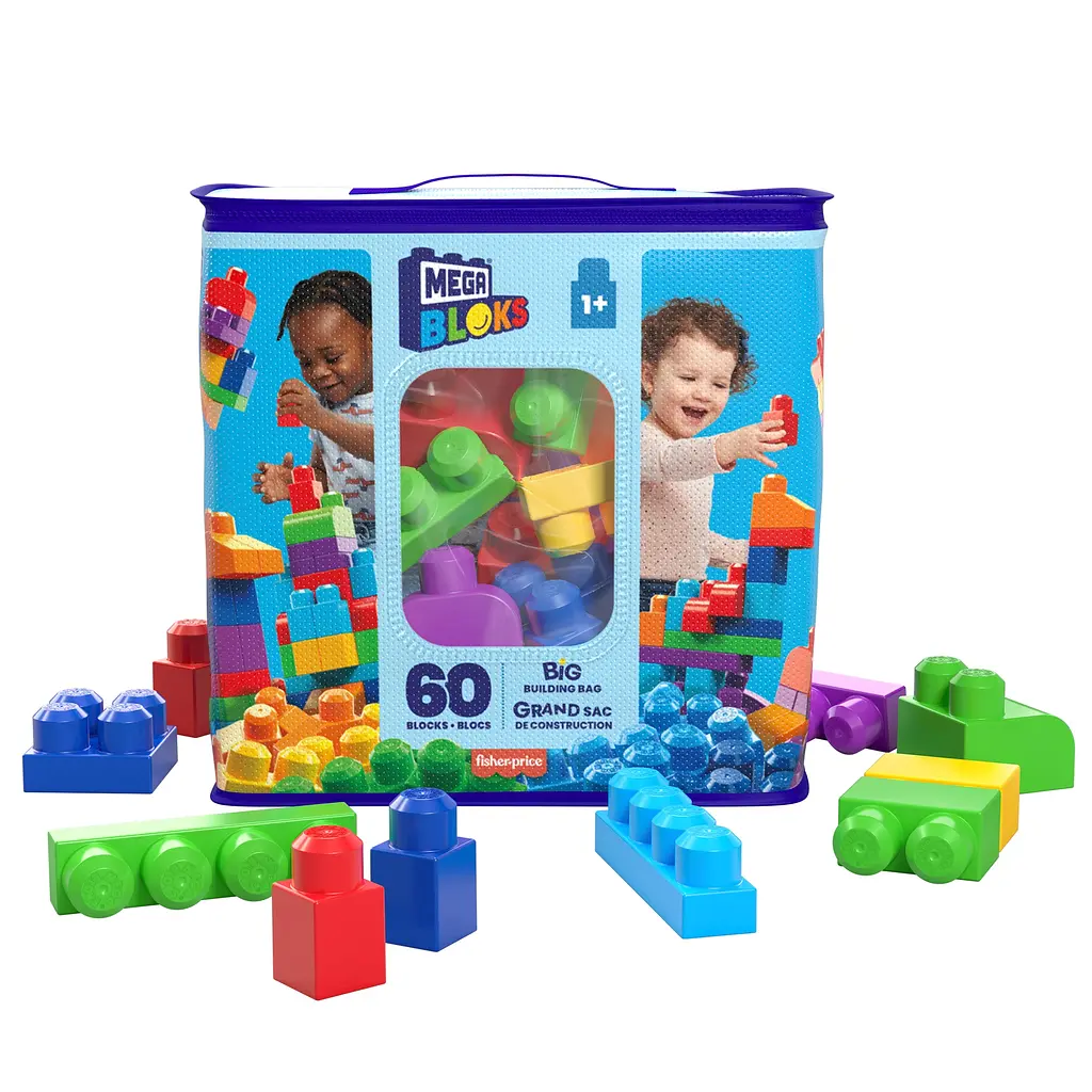 Конструктор Mega Bloks класичний в сумці, 60 деталей (DCH55) - фото 3