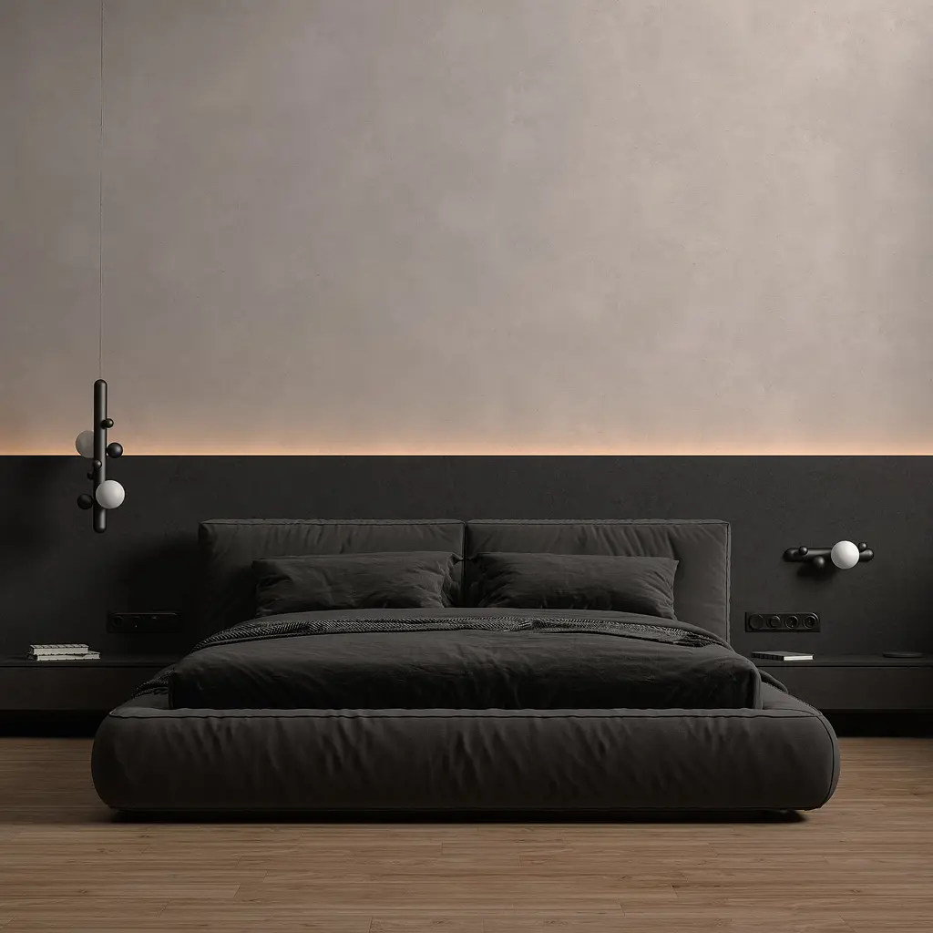 Настенное бра Babich Studio Lunar W Black (RAL 9005) - фото 5