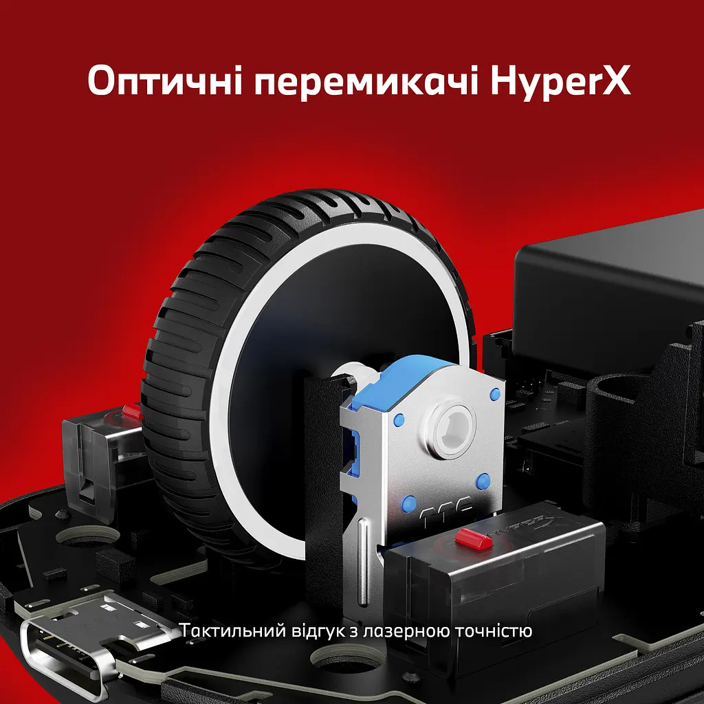 Комп'ютерна миша HyperX Pulsefire SAGA PRO RGB USB-A/WL/BT чорний teh0014115 - фото 3