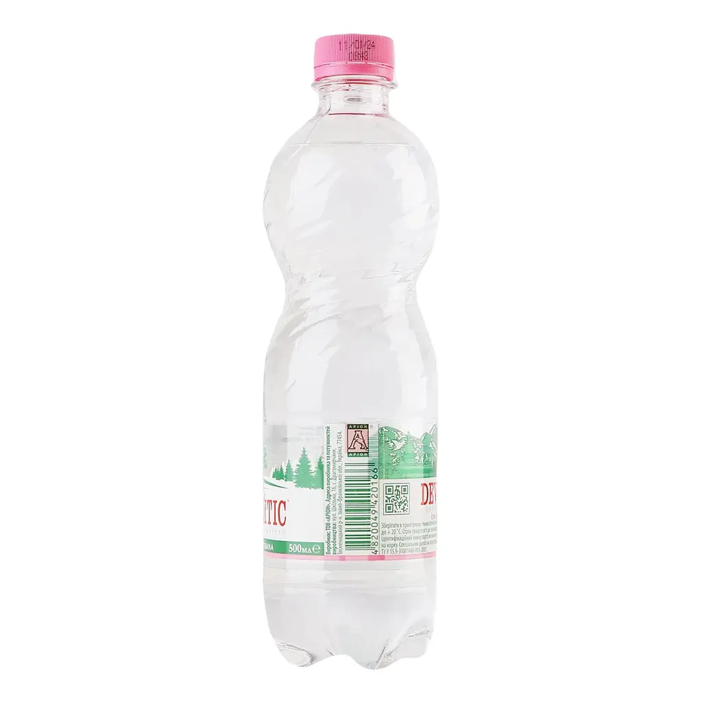 Вода мінеральна Девайтіс слабогазована 0.5 л (219990) - фото 4