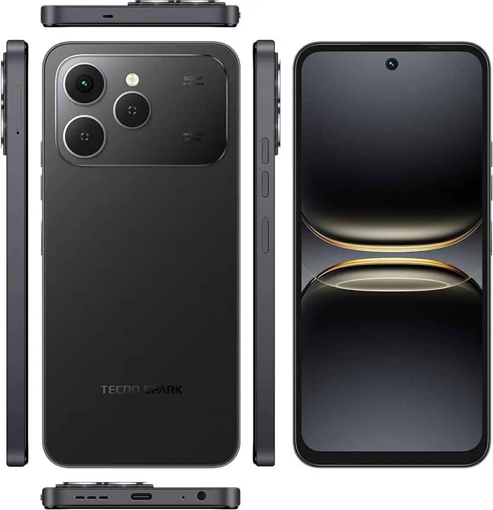 Смартфон Tecno Spark 40 KM5n 8/256GB Ink Black (4894947091551) (UA UCRF) - фото 8